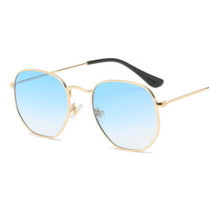 Gold frame gradient blue C13