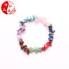 Wholesale Factory Direct Sales Natural Crystal Gravel Elastic Bracelet Colorful Gravel Bracelet