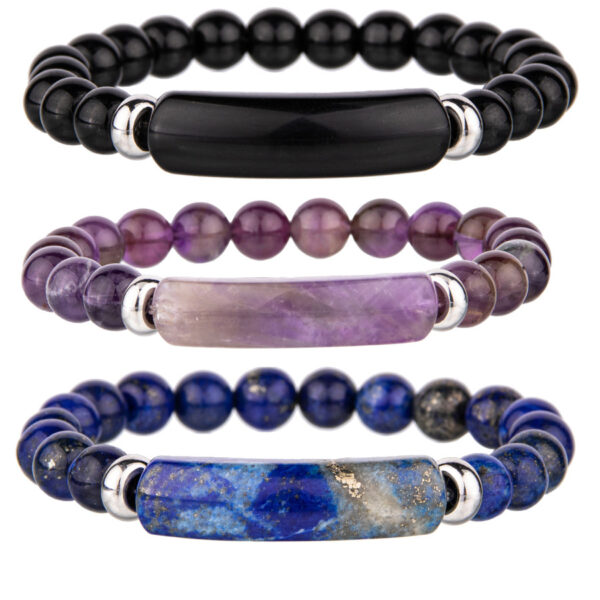 Wholesale Natural Stone Crystal Agate Bridge Bracelet Bracelet Simple Fashion Women's Fashion Jewelry Accessories