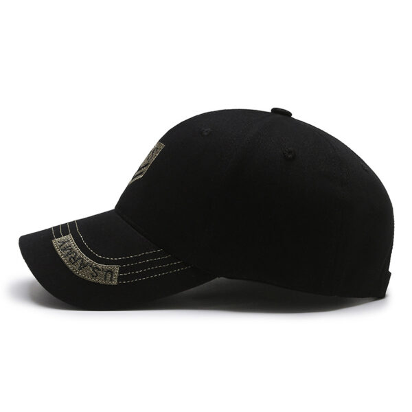 Wholesale Spring and Summer Camouflage Korean Baseball Caps for Men, Outdoor Sports Peaked Caps, Embroidered Hats for Women