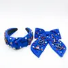 Wholesale Independence Day Hairband Hair Clip Pearl Rhinestone American Letter Fabric Hair Accessory For Women