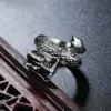 Wholesale Men's Titanium Steel Ring Vintage Chinese Dragon Design Jewelry Accessories Fashion Retro European And American Style 304 Stainless Steel
