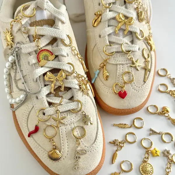 Wholesale Sun Devil's Eye Shoe Accessories 304 Stainless Steel