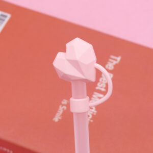 Pink diamond love 10mm / Bag without straw