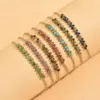 oly-ff2628e9b9276fcc4bee349c1e0ba24f Wholesale Handmade Golden Plated Wristband With Solid Color Natural Stone And 0.03µm Coating Thickness, Featuring Handmade Chain For Women