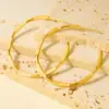 Wholesale Exaggerated Minimalist Hoop Earrings For Women Fashion Luxury Simple Elegant 304 Stainless Steel Studs Irregular Gold Plated Jewelry Vacuum Electroplating Furnace Plated 18K Real Gold Geometric Pattern