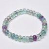 Wholesale jewelry 6mm natural stone abacus beads bracelet women fashion jade crystal agate single ring bracelet