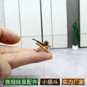 Wholesale Mini Doll House Pipe Rack Decorations Miniature Bedside Small Ornaments 12 Points bjd Bedroom Scene Accessories