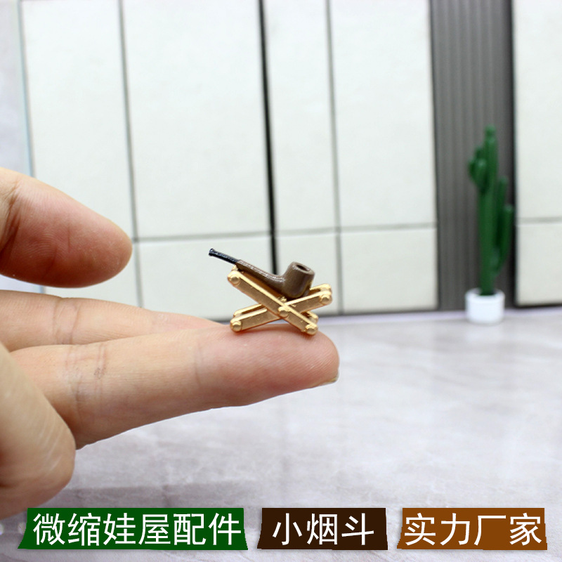 Wholesale Mini Doll House Pipe Rack Decorations Miniature Bedside Small Ornaments 12 Points bjd Bedroom Scene Accessories