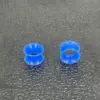 Wholesale 3-25mm Double Horn Ear Expander Soft Silicone Body Piercing Ear Jewelry Unisex Geometric Pattern European Style Epoxy Craft