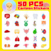 oly-ff89a5a801d73475acda6ff59126afcc Wholesale 50 Cute Human Organ Stickers to Learn Cartoon Human Organ Children's Early Education Stickers Creative