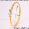 Wholesale Solid Color Roman Style Bangle For Olympic Games, Made Of 304 Stainless Steel With 18K Real Gold Plated And Rhinestones Inlay