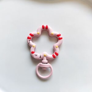 Pink flower buckle (high quality hanging spray)