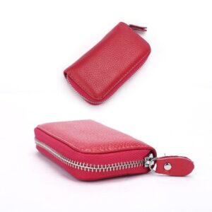 Rose silver zipper
