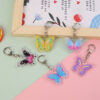 oly-52be524d5670b57a06ad67d3a0c09786 Wholesale Cute Colorful Butterfly Acrylic Keychain Charm
