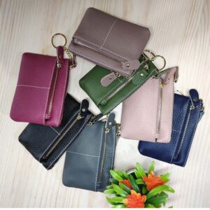 oly-55a94a4a21196e2c8de24b04b828d740 Wholesale Litchi Pattern PU Leather Coin Purse, Chic Everyday Wallet with Card and Key Holder