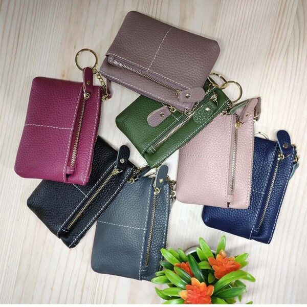 oly-55a94a4a21196e2c8de24b04b828d740 Wholesale Litchi Pattern PU Leather Coin Purse, Chic Everyday Wallet with Card and Key Holder