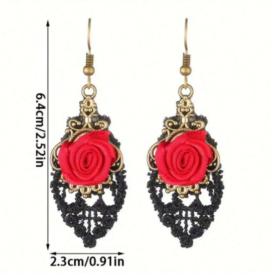 oly-866e9fc2a9aee03d697152e48fd258b9 Wholesale Gothic Rose Earrings Fashion Jewelry
