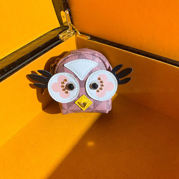 oly-98fce4f2a82c20d83c7f6a6b12f5ecf7 Wholesale Monogram Coin Purse Keychain Owl Bag Charm