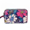 Wholesale Korean Style Three-Zipper Long Wallet with Key Holder Stylish Fabric Coin Purse and Mobile Phone Bag, Boutique Accessory