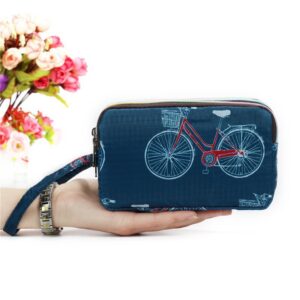 Navy blue bicycle # A long #