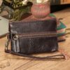 oly-fd6cc3b00cfa3e8ca2fe5b5270096a85 Wholesale Leather Vintage Zipper Mini Coin Purse Key Holder Everyday Boutique Accessory