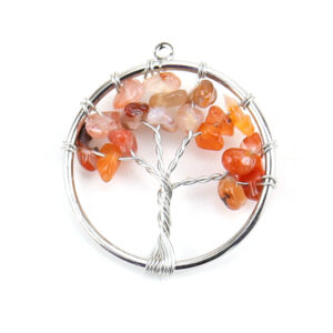 silver red agate -3cm