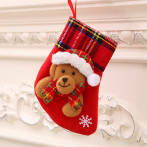 Red stocking bear style [16*13cm16g]