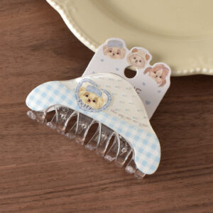 #6 Blue Puppy Round Triangle - 9cm