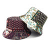 Wholesale Geometric Printed Bucket Hat Sun Protection Outdoor Hat Fashion Accessory for Daily Wear