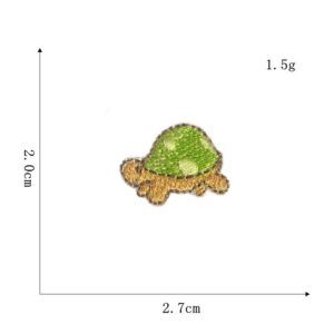 Little turtle cloth stickers 10#