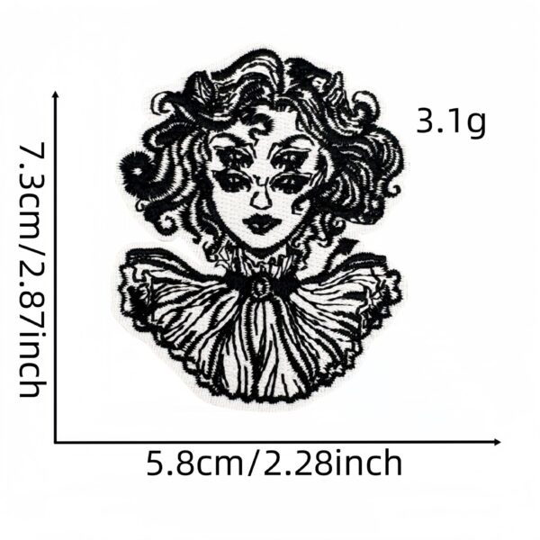 oly-00480fef3cbfedb3fde28ac874a2c656 Wholesale Trendy Skull Cloth Patch Iron-On Embroidered DIY Decorative Fashion Accessory