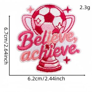Pink soccer patch #15