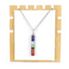 Wholesale Handmade Crystal U Shaped Pendant Necklace Alloy Chain Fashion Accessory