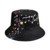 Wholesale Trendy Note Pattern Bucket Hat Sun Protection Music Festival Fashion Accessory for Casual Wear