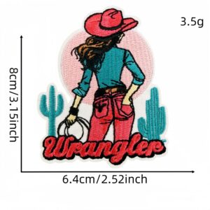Cowboy girl cloth sticker 3 #