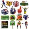 oly-007b2deef99d02fc770ec9dec13c2c55 Wholesale Polyester Embroidered Rugby Patch Decorative Accent for Clothing Accessories