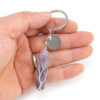 oly-009d3e23546500365324f859f2886a05 Wholesale Crystal Tree of Life Hexagonal Prism Keychain Pendant Fashion Gift for Bag Decor