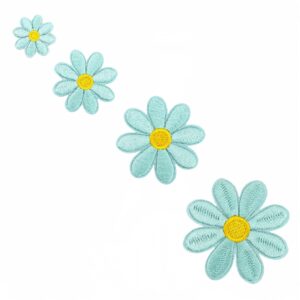 Lake blue combination cloth patch 9 #