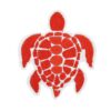 Wholesale Decorative Turtle Embroidery Patch Polyester Thread For Clothing Boutique