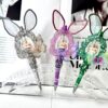 Wholesale Beaded Rabbit Charm Pen Cute Bling Design Green Refil Everyday Office Decor Gift