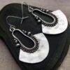 Wholesale Alloy Hollow Fan Dangle Earrings Retro Fashion Wedding Jewelry Accessory