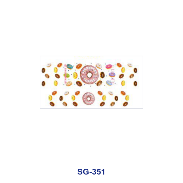 Wholesale 8pcs Cute Cartoon Donut 3oz Tumbler Stickers Wrap OLY Exclusive