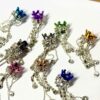 oly-0129a329586e997b8f2d42107f06d4ba Wholesale Trendy Crown Tassel Rhinestone Beads Plastic Resin DIY Jewelry Making Accessory