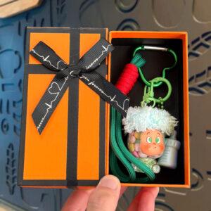 Oil-infused Milk Beans with Afro Hairstyle - Green+ (Orange Gift Box)