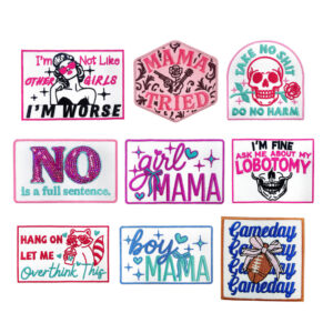 oly-015dc0173436feb35fde106493f2446d Wholesale Stylish Polyester Embroidered Iron On Patches with Plaid Design DIY for Hats Shoes Party Gift