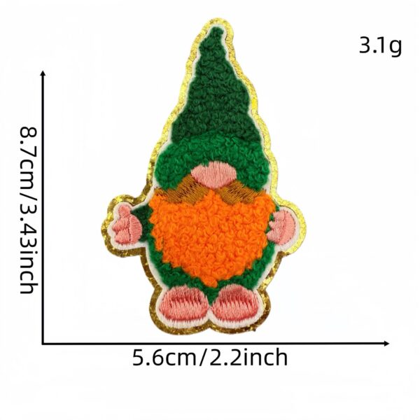 oly-01703746da02274c6b57f41788bbff98 Wholesale Irish Festival Cartoon Towel Embroidery Patch Decorative Accent Iron-On Applique for Home Decor