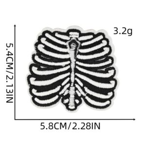 Skull cloth stickers 2#