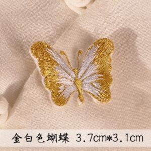 Golden White Butterfly