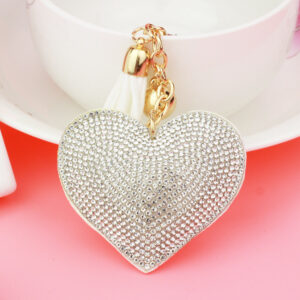Gold + white diamond on white background